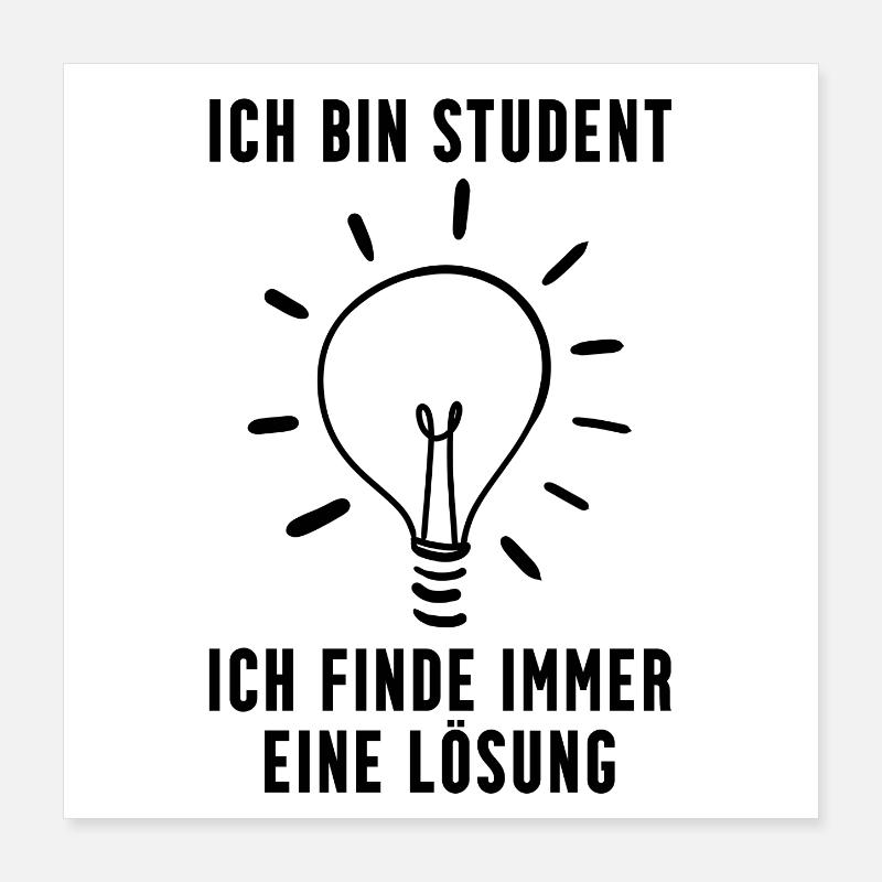 Student Poster 40x40 cm