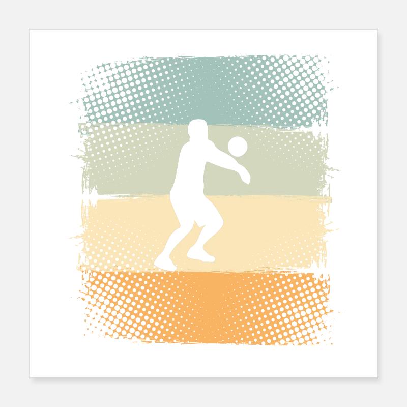 Volley-ball Poster 40 x 40 cm
