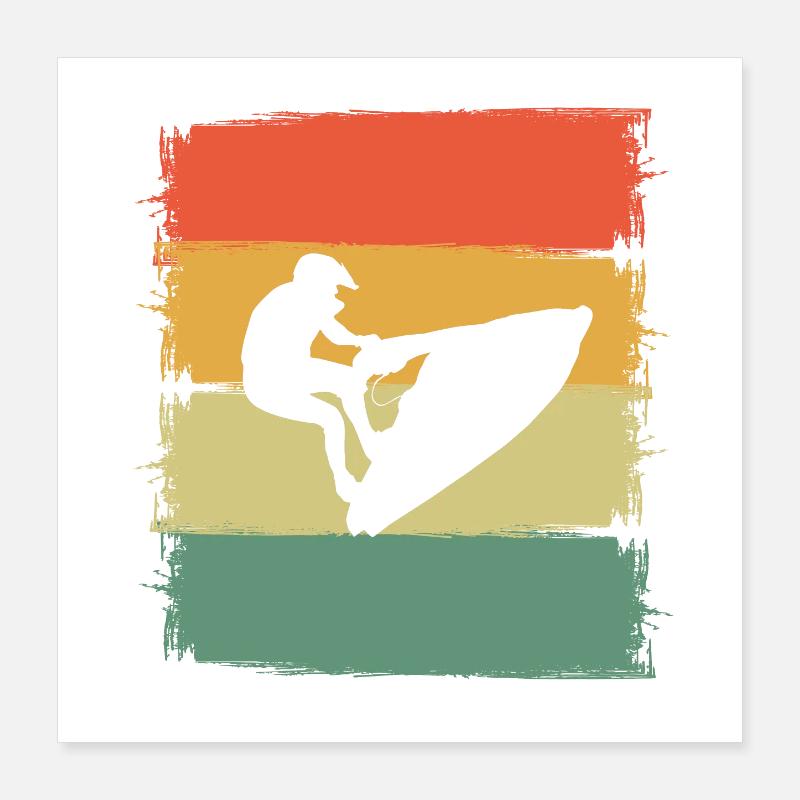 Jetski Poster 40x40 cm