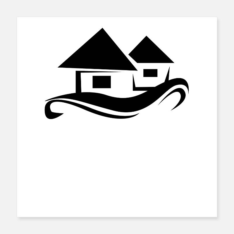 House Poster 16" x 16" (40x40 cm)