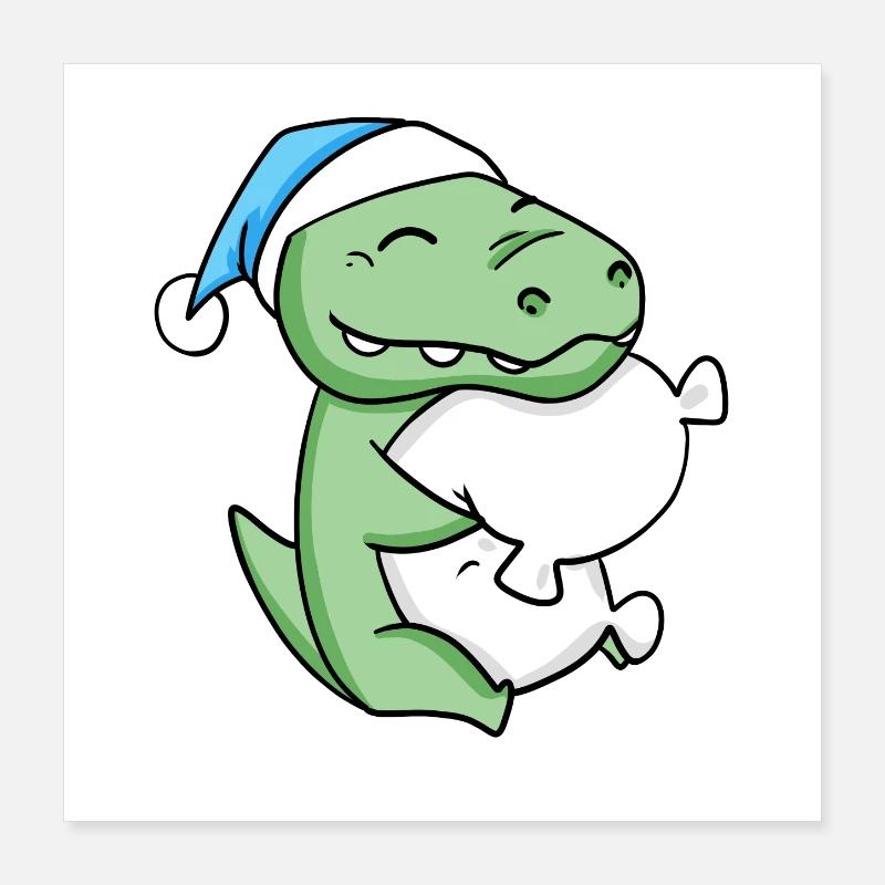 Bébé crocodile Poster 40 x 40 cm