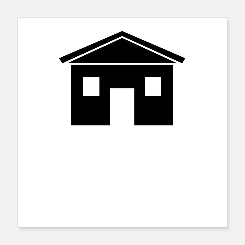 House Poster 16" x 16" (40x40 cm)