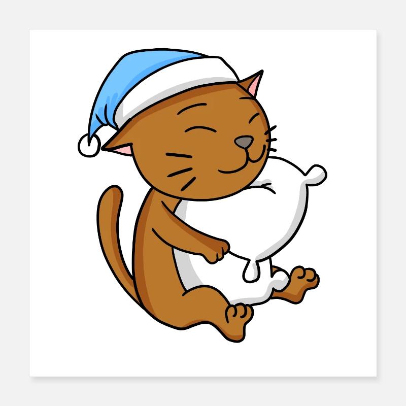 Cat cat breed Abyssinian cat Poster 16" x 16" (40x40 cm)