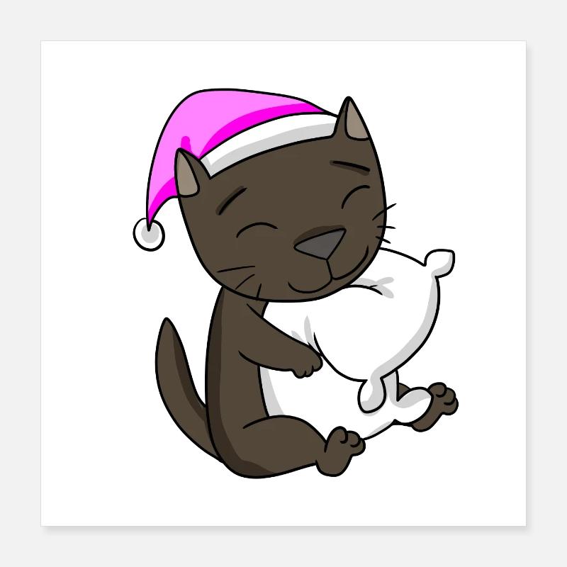 Chat race de chat La Havane Poster 40 x 40 cm