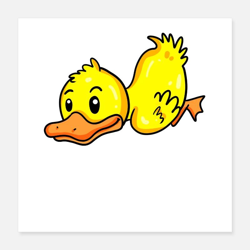 Ente Poster 40x40 cm