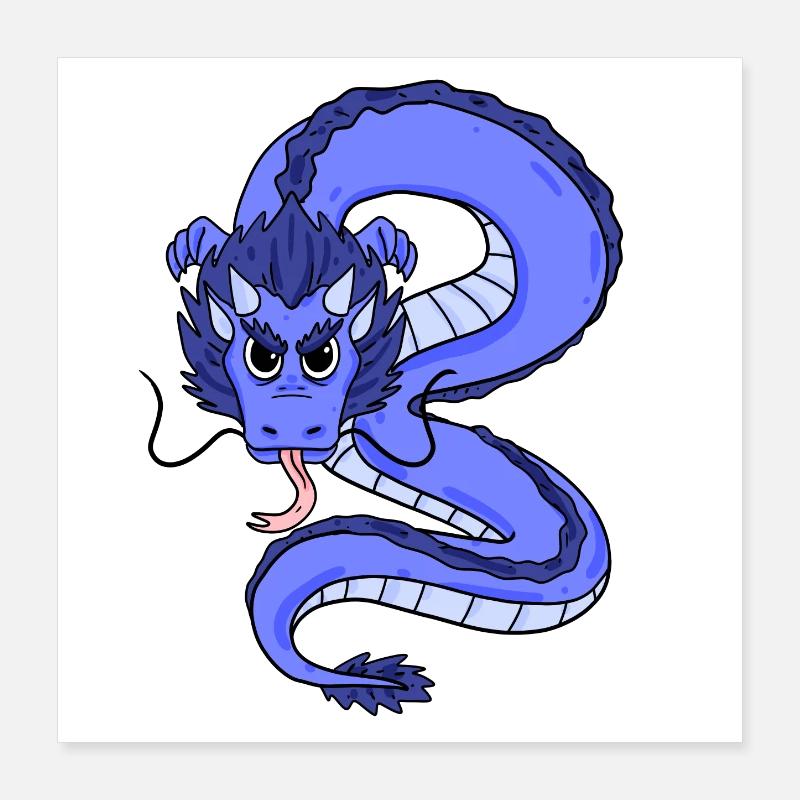 Dragon Poster 40 x 40 cm