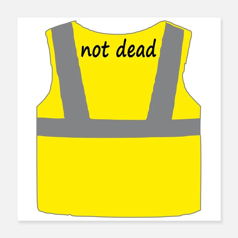 Yellow vest Poster 16" x 16" (40x40 cm)