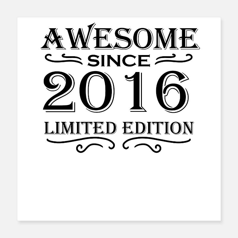 2016 Poster 16" x 16" (40x40 cm)