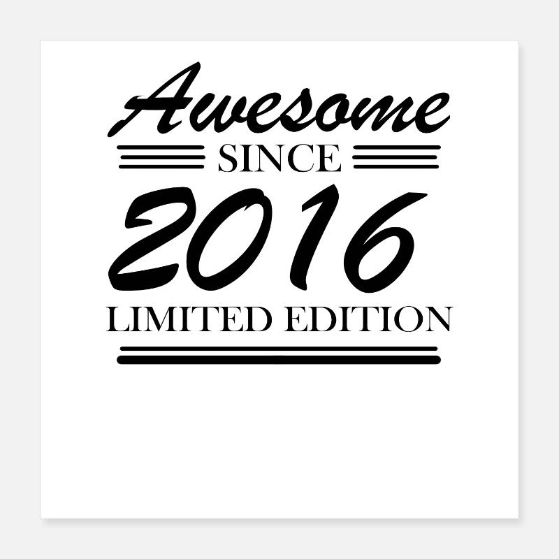 2016 - Promotion 2016 Poster 40 x 40 cm