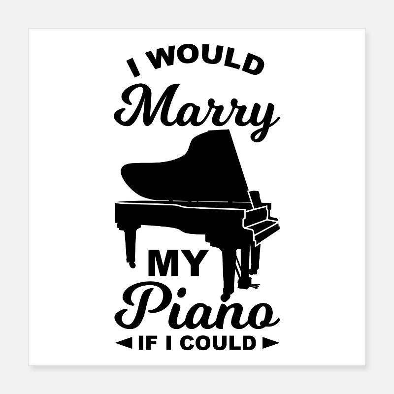 Pianowitz Poster 40x40 cm