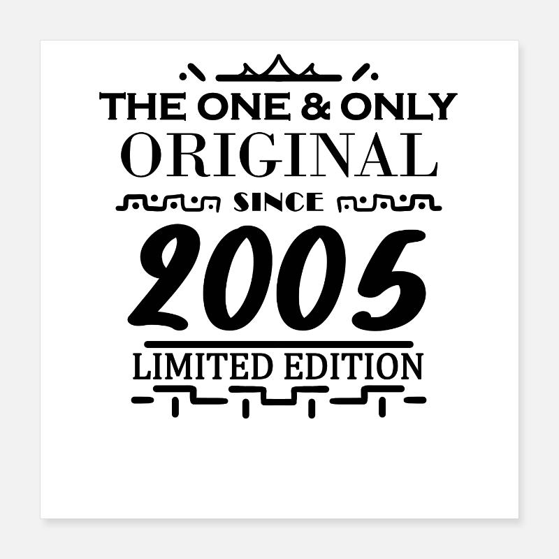 Promotion 2005 Poster 40 x 40 cm