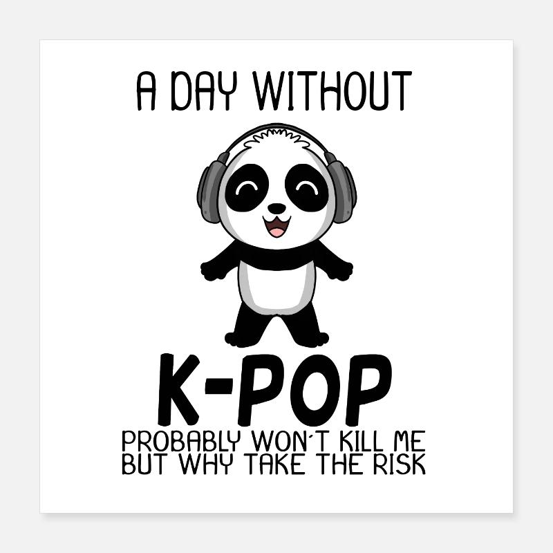 k Pop Poster 40x40 cm