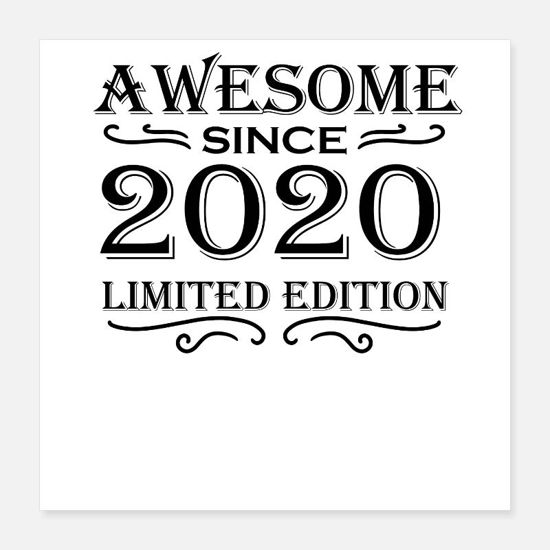 2020 Poster 16" x 16" (40x40 cm)