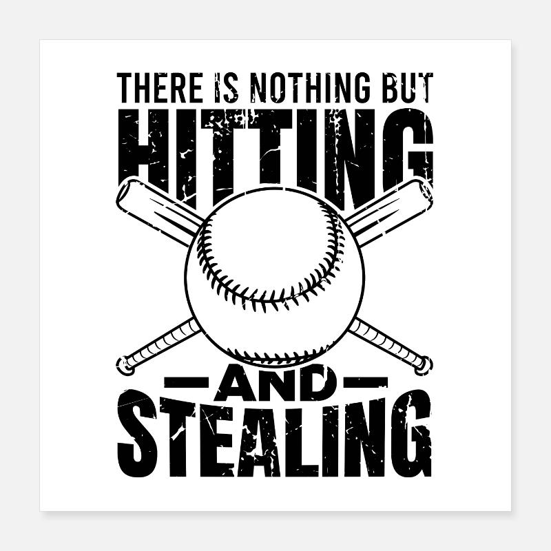 Batter Spruch Poster 40x40 cm