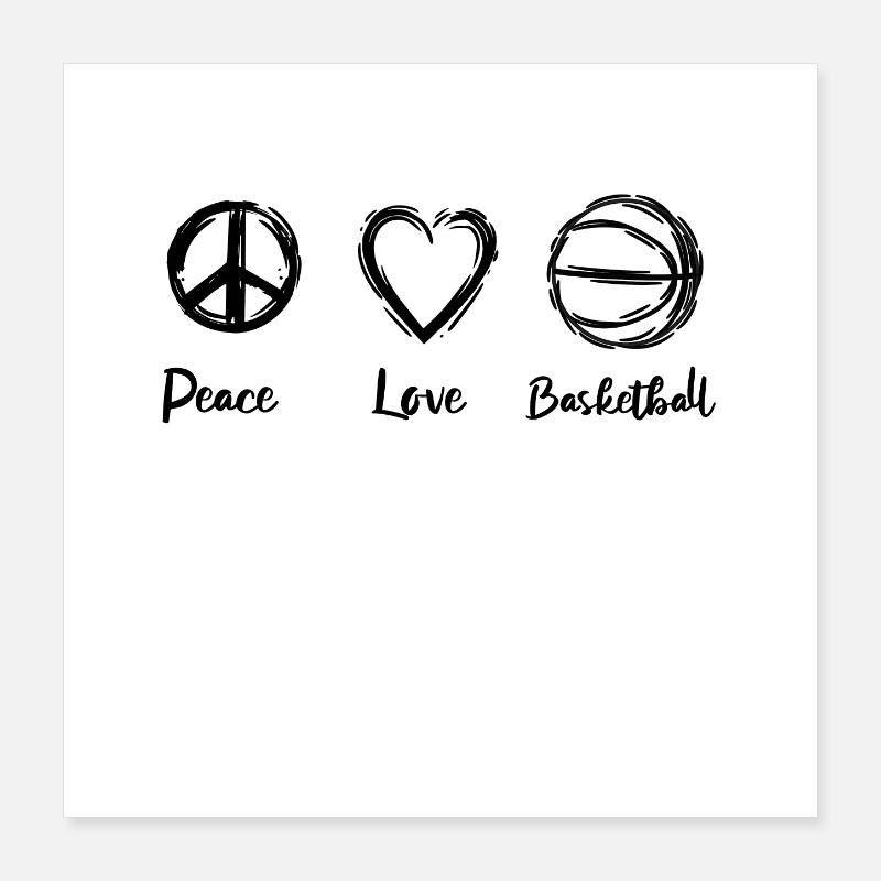 Basketball Routine Poster 40 x 40 cm