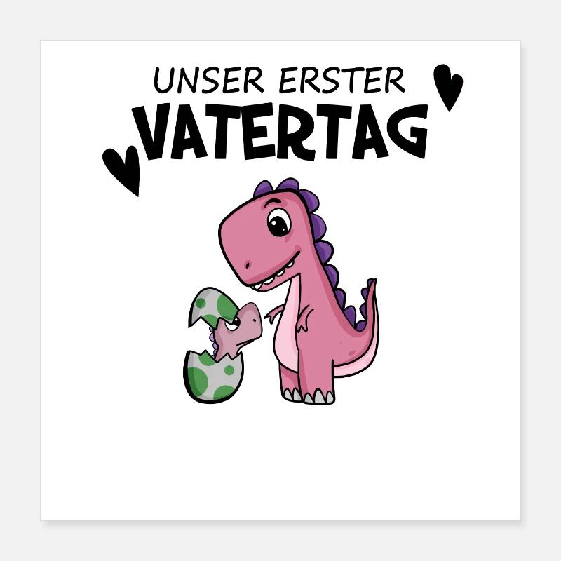 Vatertag Poster 40x40 cm