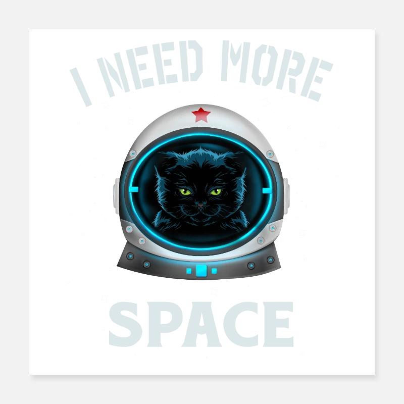 J’ai besoin de plus d’espace Poster 40 x 40 cm