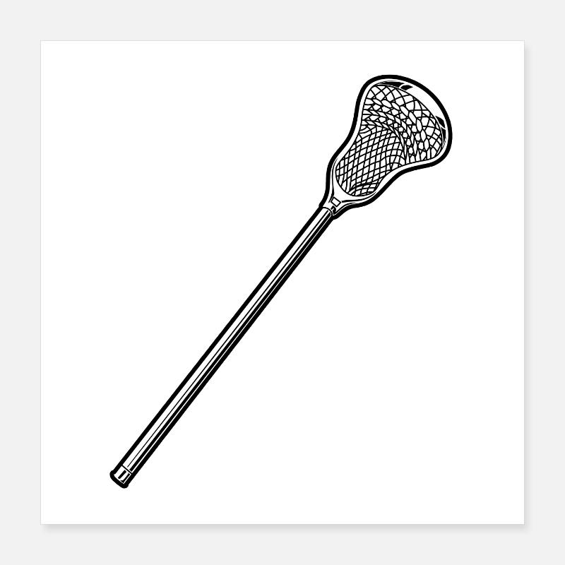 Lacrosse Sticks Poster 16" x 16" (40x40 cm)