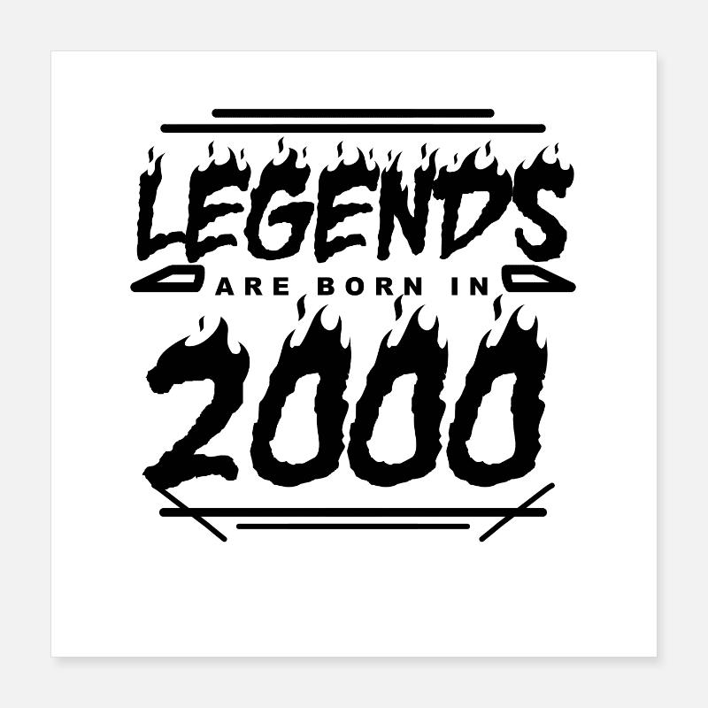 Legend 2000 - Year 2000 - Year 2000 Poster 16" x 16" (40x40 cm)