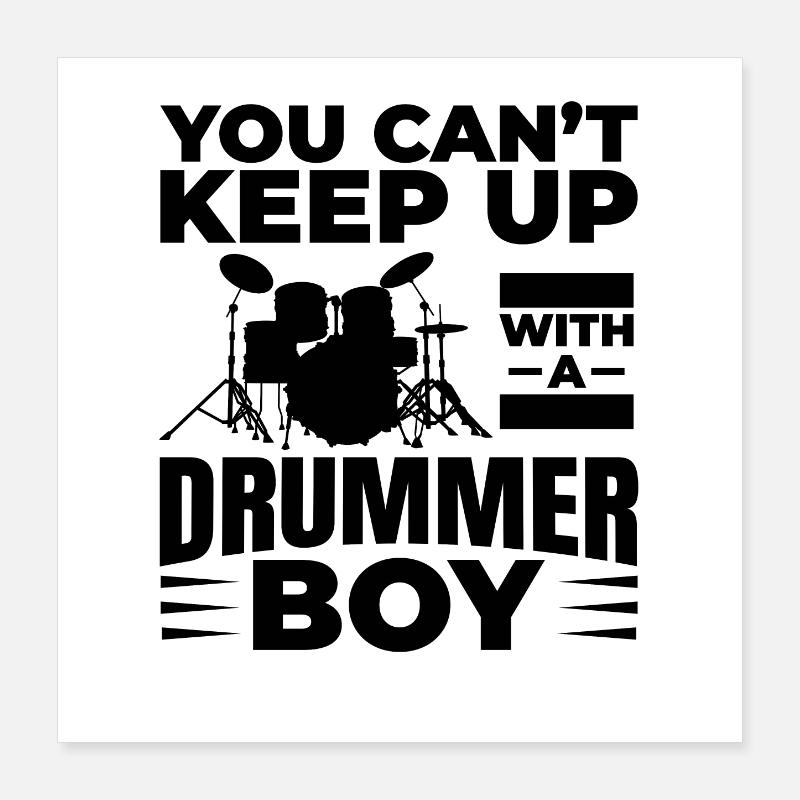 Petit batteur Poster 40 x 40 cm