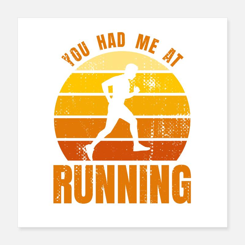 Running lover Poster 16" x 16" (40x40 cm)