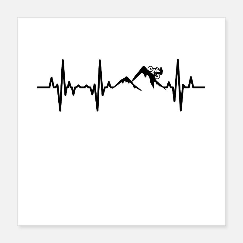 Palpitations de vétét, ECG Poster 40 x 40 cm