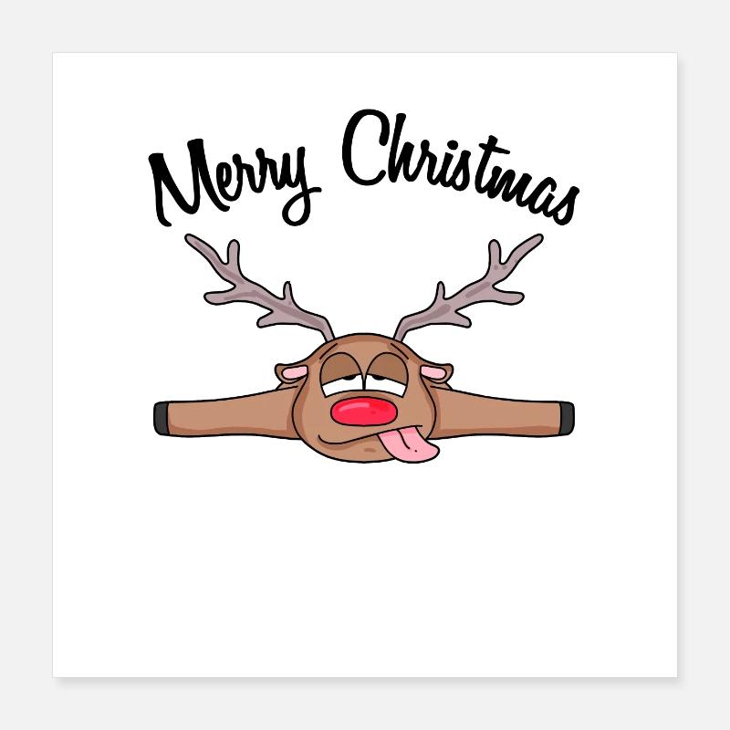 Cadeau de Noël de Noël Poster 40 x 40 cm