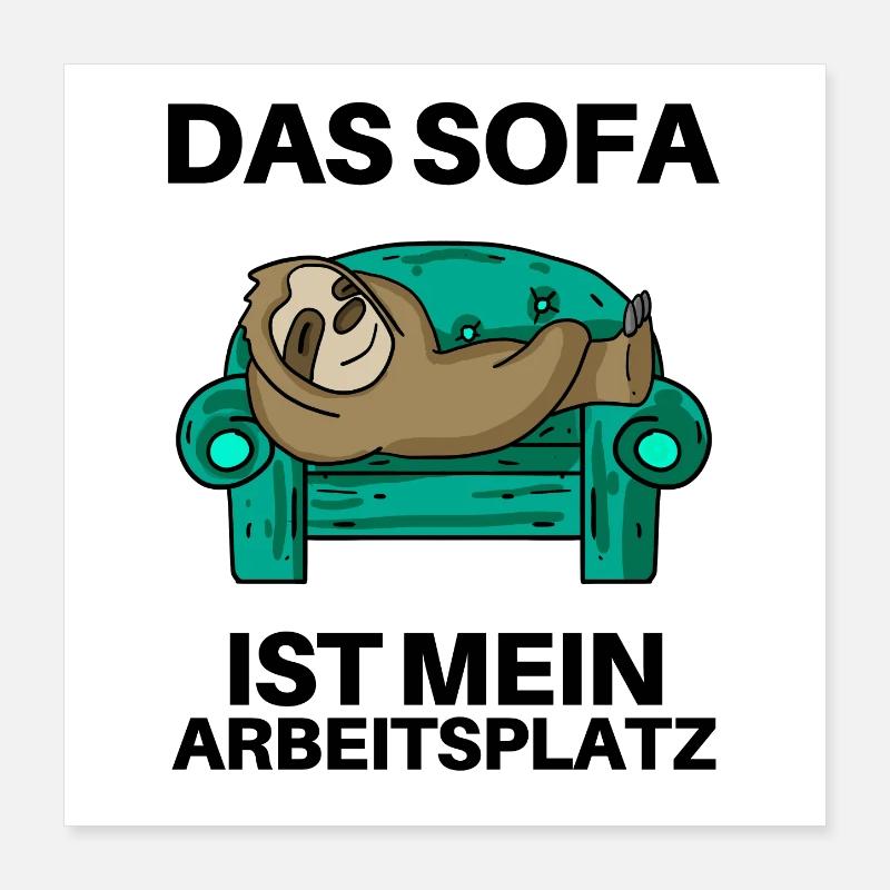 Home Office Poster 40x40 cm