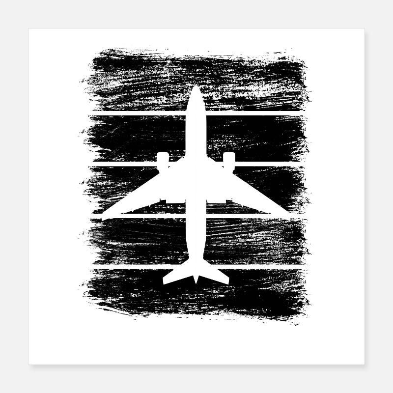 Avions Poster 40 x 40 cm