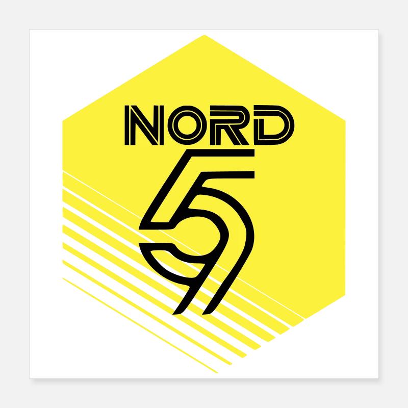 Nord Poster 40 x 40 cm