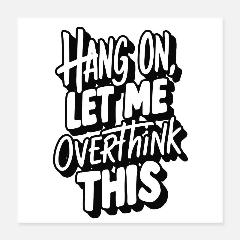 Motivationstext Freizeit Afrikanischer Stil Poster 40x40 cm