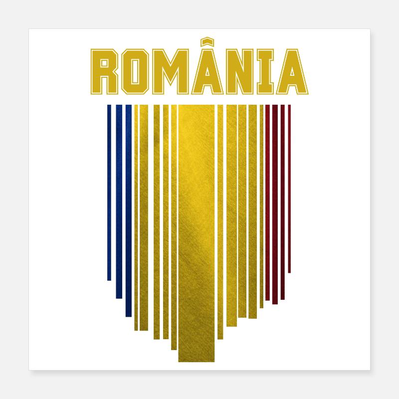 Romanian flag, Romanian pride Poster 16" x 16" (40x40 cm)