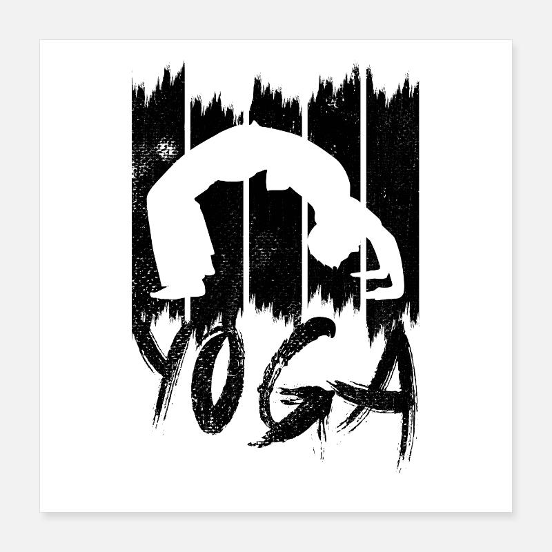 Yoga Poster 40x40 cm