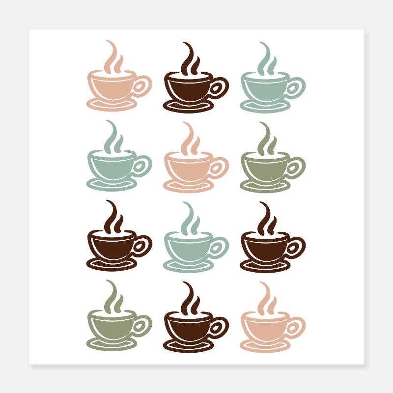 Coffee Poster 16" x 16" (40x40 cm)
