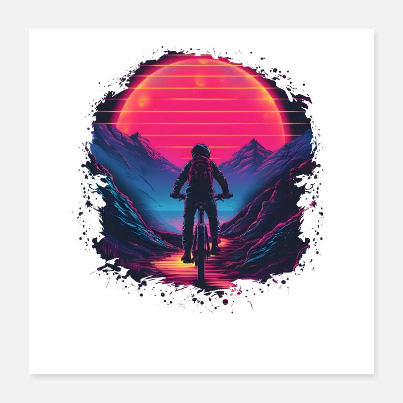 VTT Synthwave Poster 40 x 40 cm