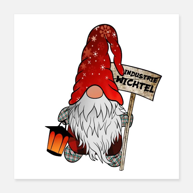 Industry Gnomes Poster 16" x 16" (40x40 cm)