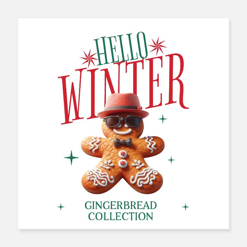Gingerbread Collection Poster 16" x 16" (40x40 cm)