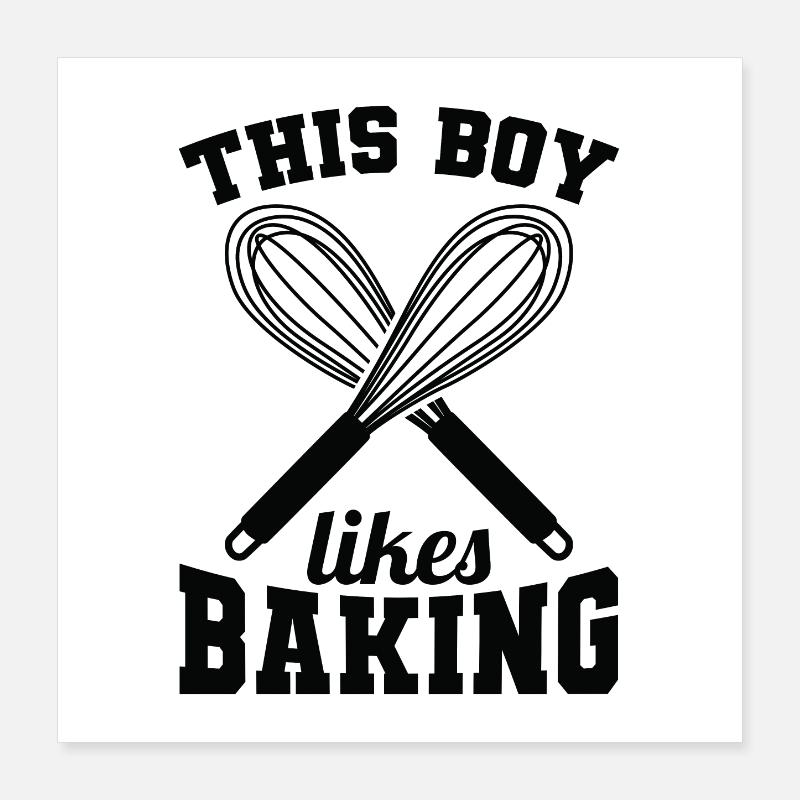 Small baker Poster 16" x 16" (40x40 cm)
