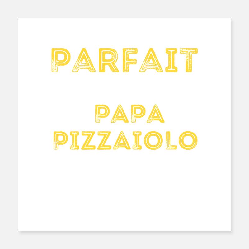 I'm a pizza dad Poster 16" x 16" (40x40 cm)
