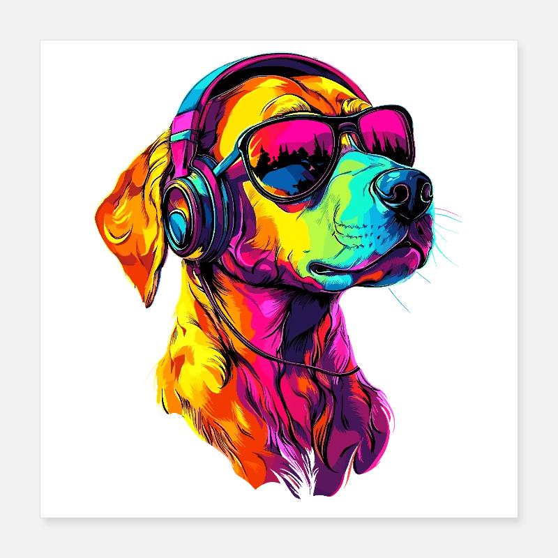 Rhodesian Ridgeback Jagdhund Hunde Stolz Ridgeback Poster 40x40 cm