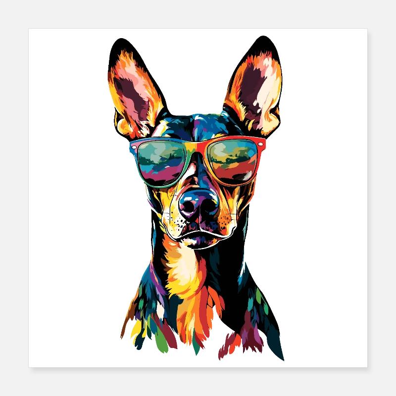 Rhodesian Ridgeback chasse chien chiens Pride Ridgeback Poster 40 x 40 cm