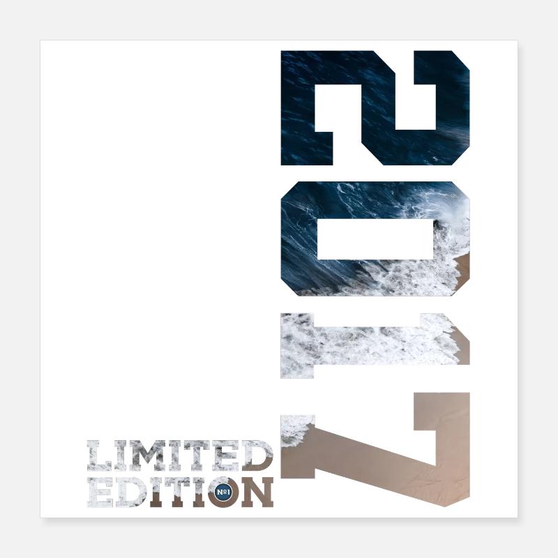 9E ANNIVERSAIRE ÉDITION LIMITÉE 2017 Poster 40 x 40 cm