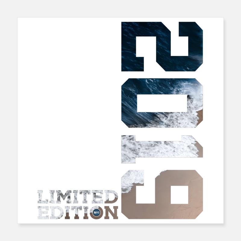 7. GEBURTSTAG LIMITED EDITION 2019 Poster 40x40 cm
