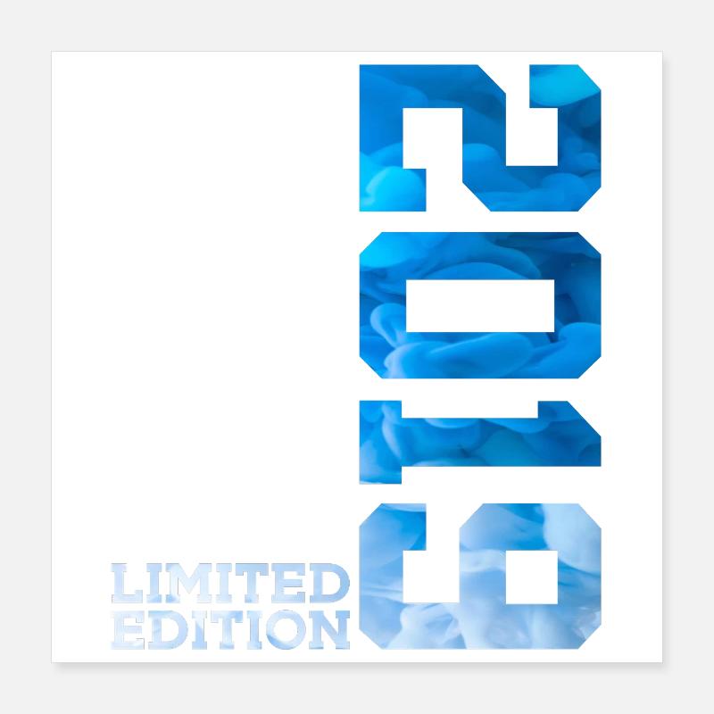 7E ANNIVERSAIRE ÉDITION LIMITÉE 2019 Poster 40 x 40 cm