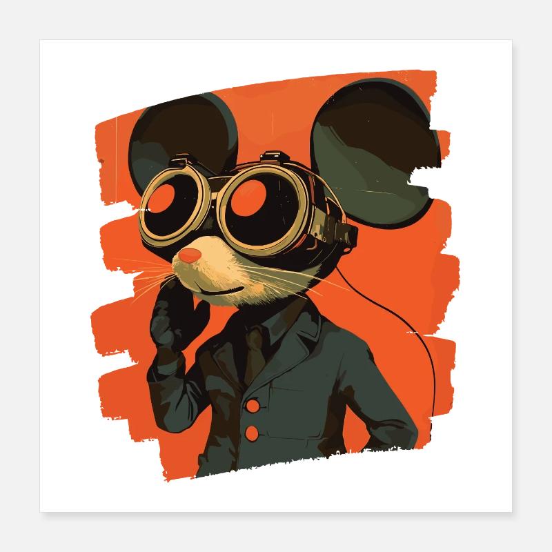 Maus Poster 40x40 cm