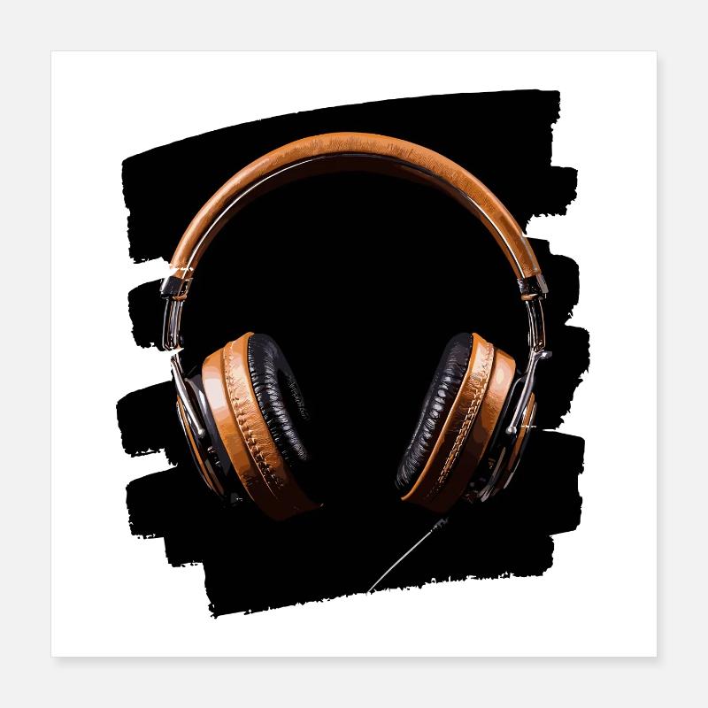 Casque Poster 40 x 40 cm