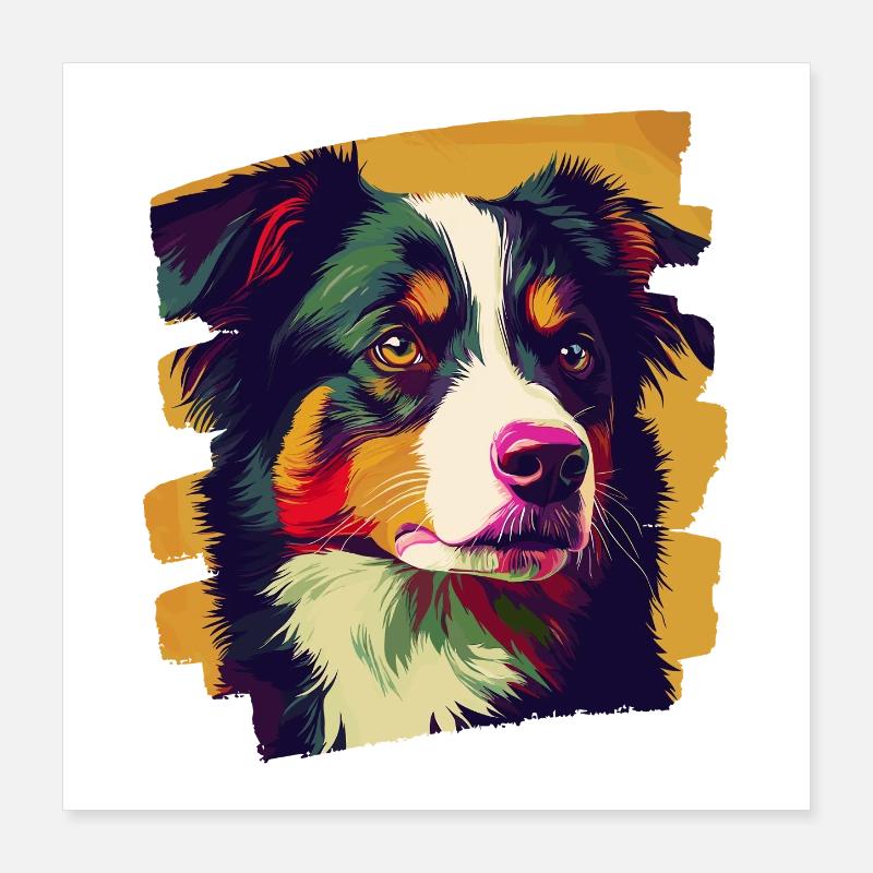 Berger australien Poster 40 x 40 cm