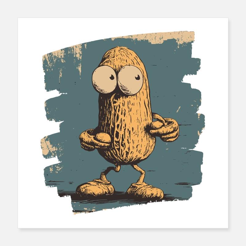 Peanut Poster 16" x 16" (40x40 cm)