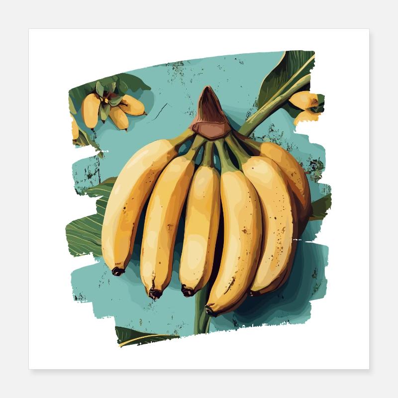 Banane Poster 40x40 cm