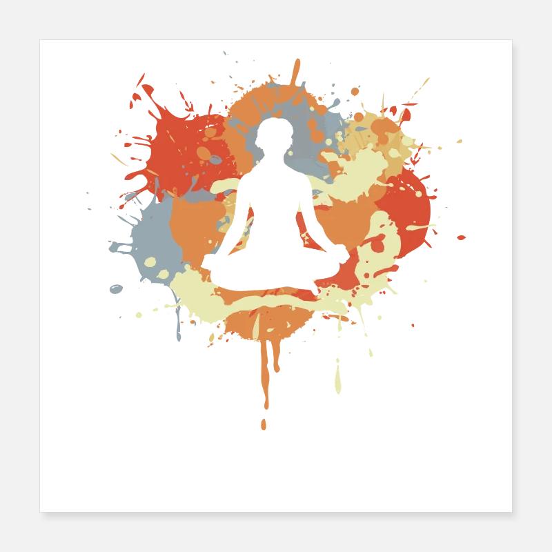 Yoga Poster 40 x 40 cm
